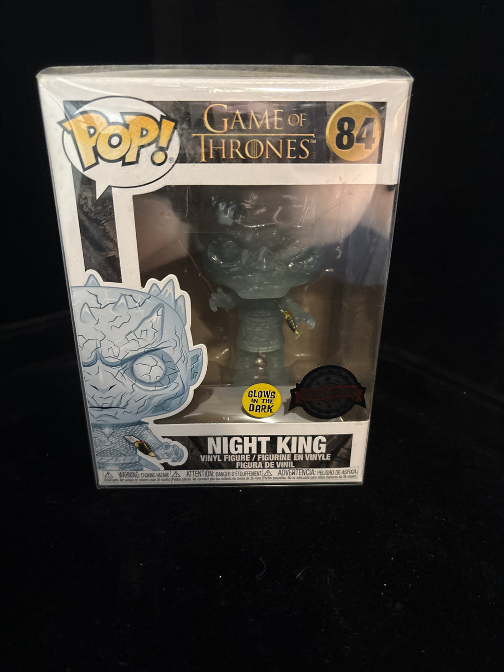 #P008 POP! Game of Thrones #84 Night King – Glow‑in‑the‑Dark – Funko Vinyl Figure (Vaulted)
