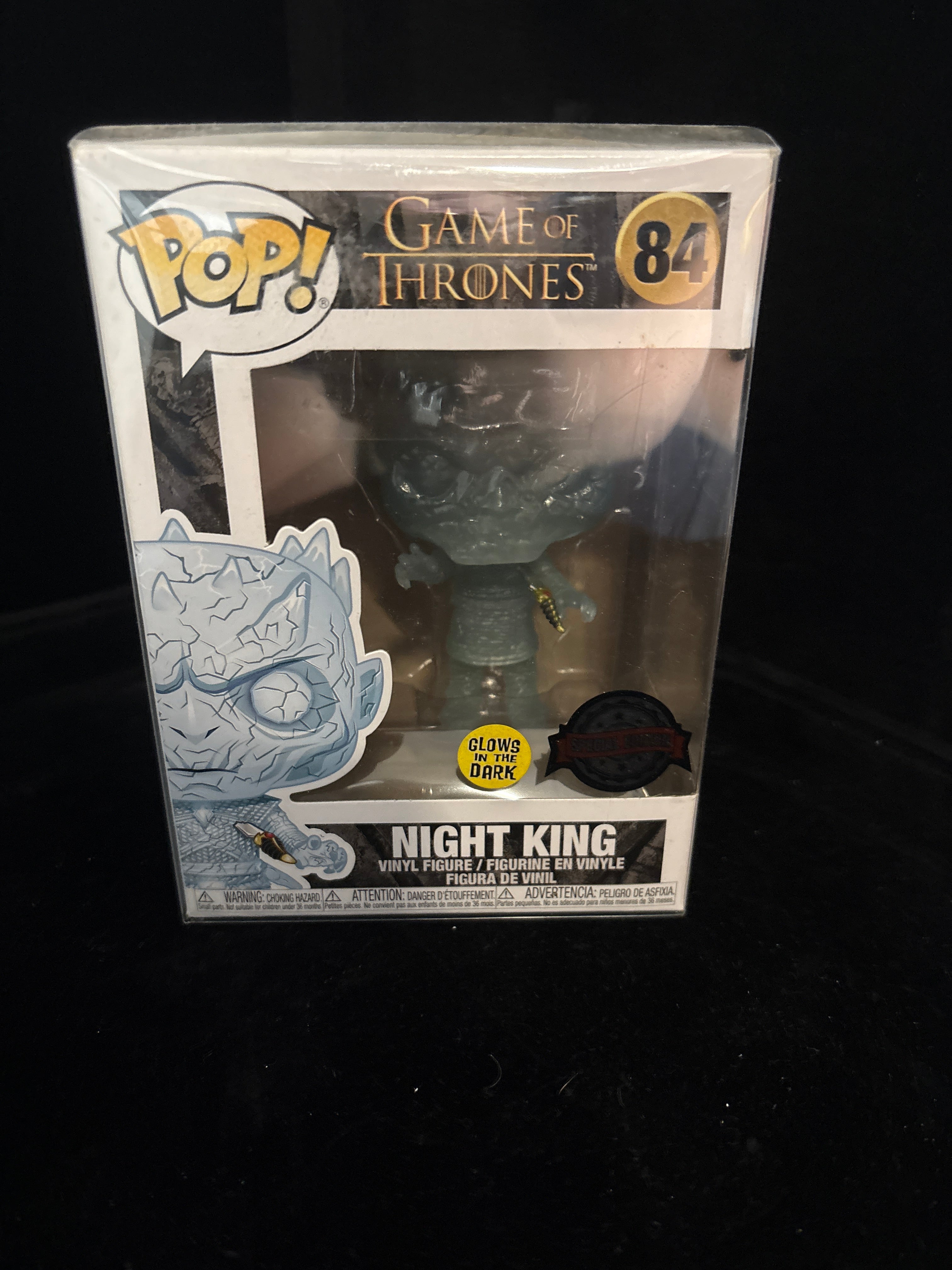 #P008 POP! Game of Thrones #84 Night King – Glow‑in‑the‑Dark – Funko Vinyl Figure (Vaulted)
