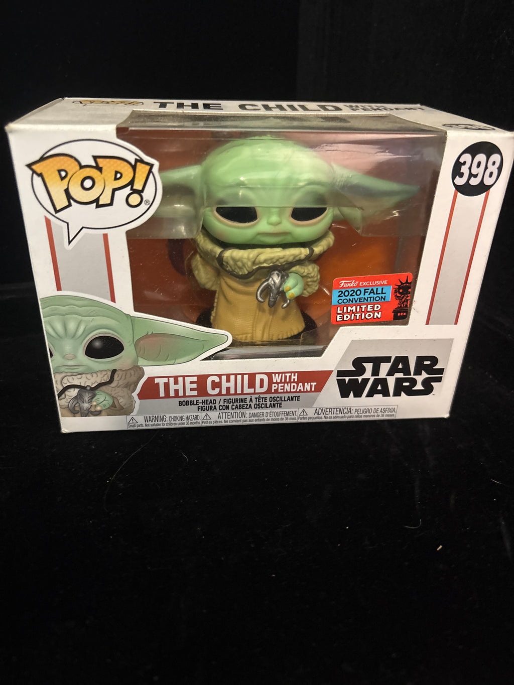 #P012 Star Wars Funko Pop #398 The Child w/ Pendant – 2020 Fall Convention Exclusive