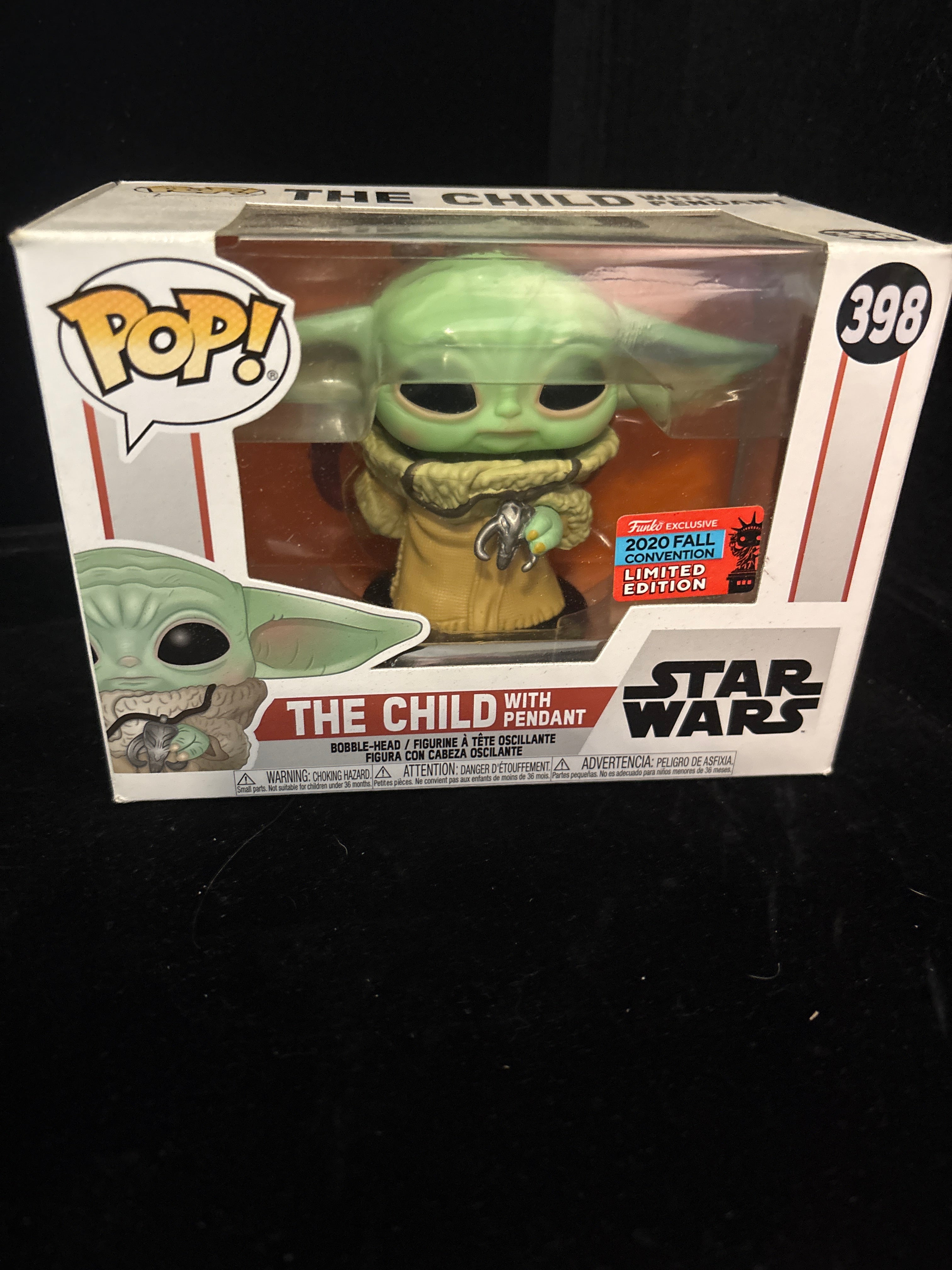 #P012 Star Wars Funko Pop #398 The Child w/ Pendant – 2020 Fall Convention Exclusive