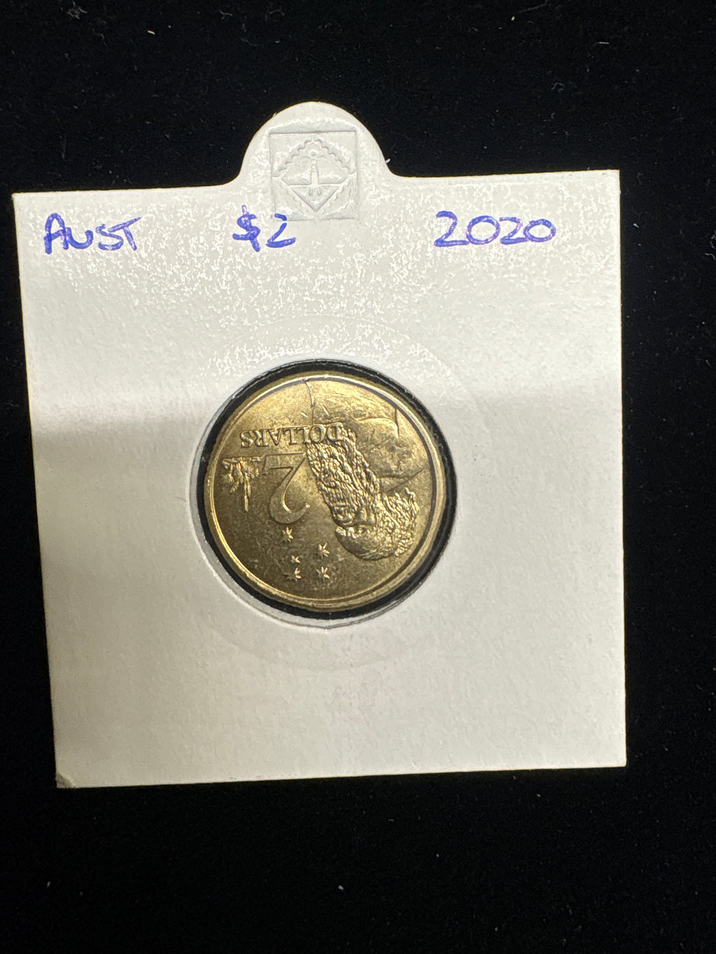 #M168 2020 Australia $2 Circulating Coin – Mob of Roos Design in 2x2 Holder