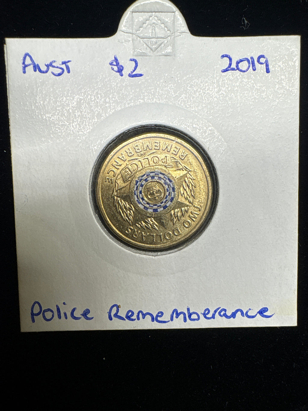 #M167 2019 Australia $2 Police Remembrance Coin – Coloured Commemorative