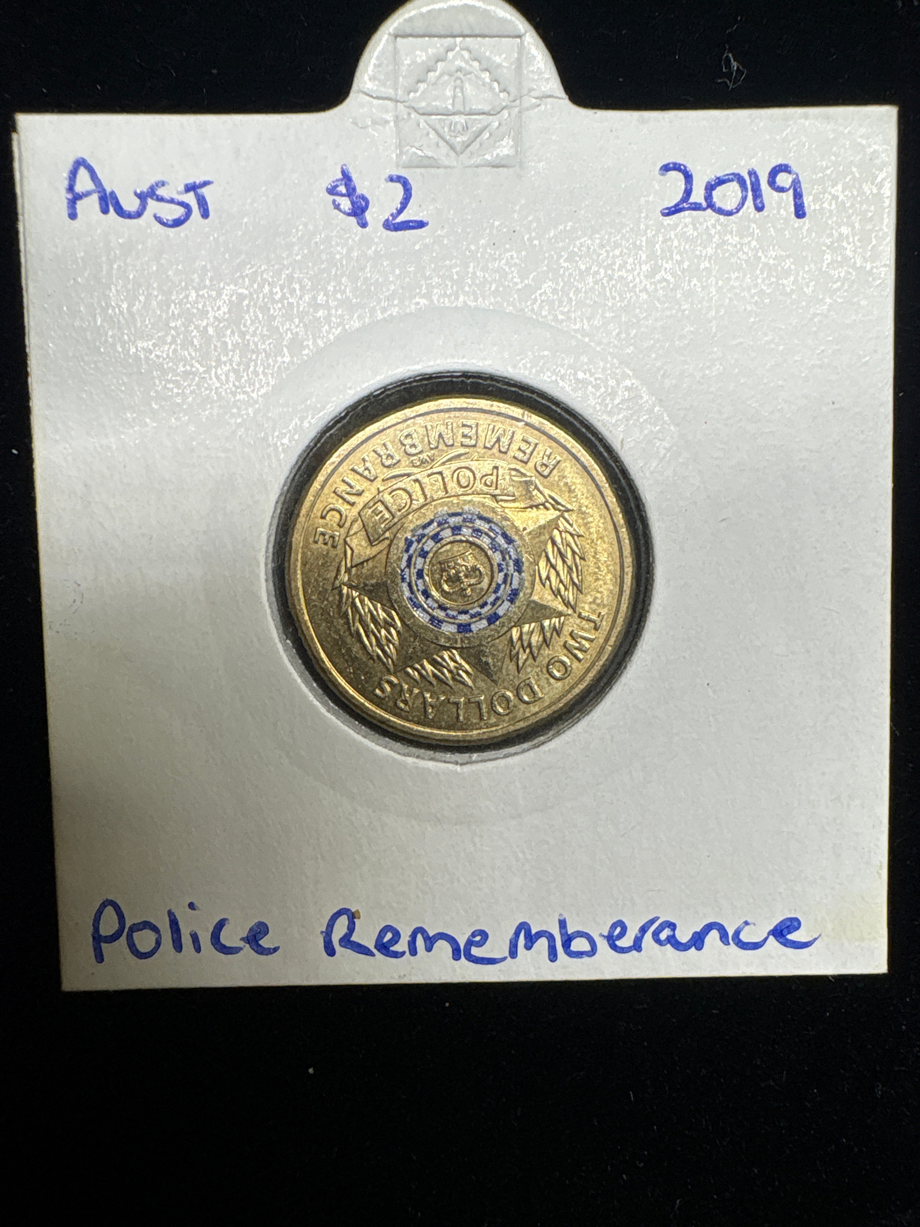 #M167 2019 Australia $2 Police Remembrance Coin – Coloured Commemorative