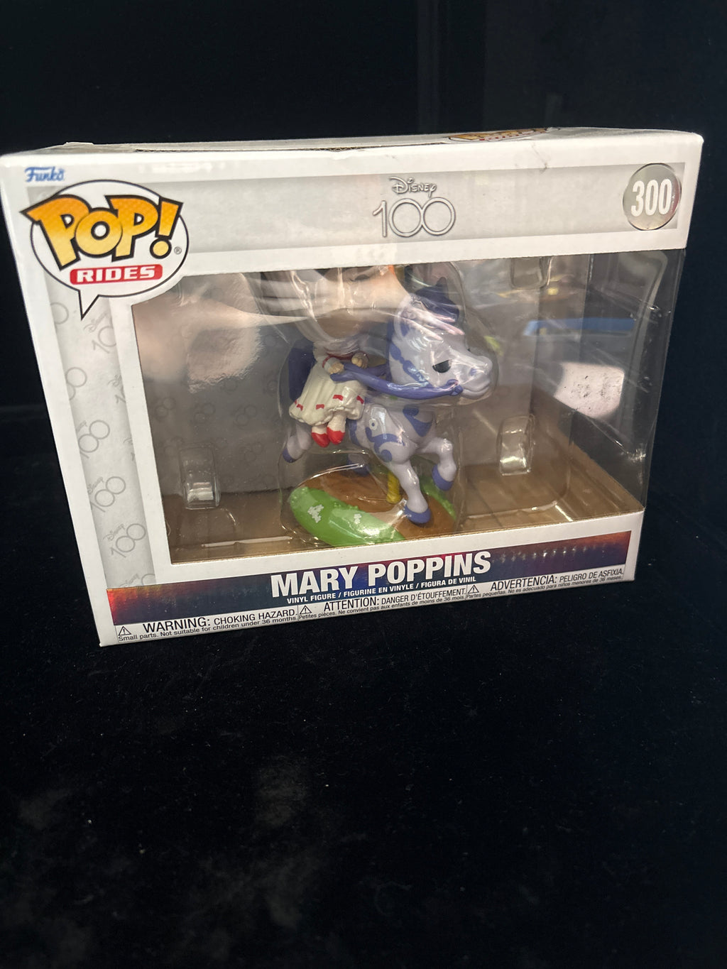 #P012 Funko Pop Rides Disney 100 – Mary Poppins #300 (Carousel Horse) Collectible Figure