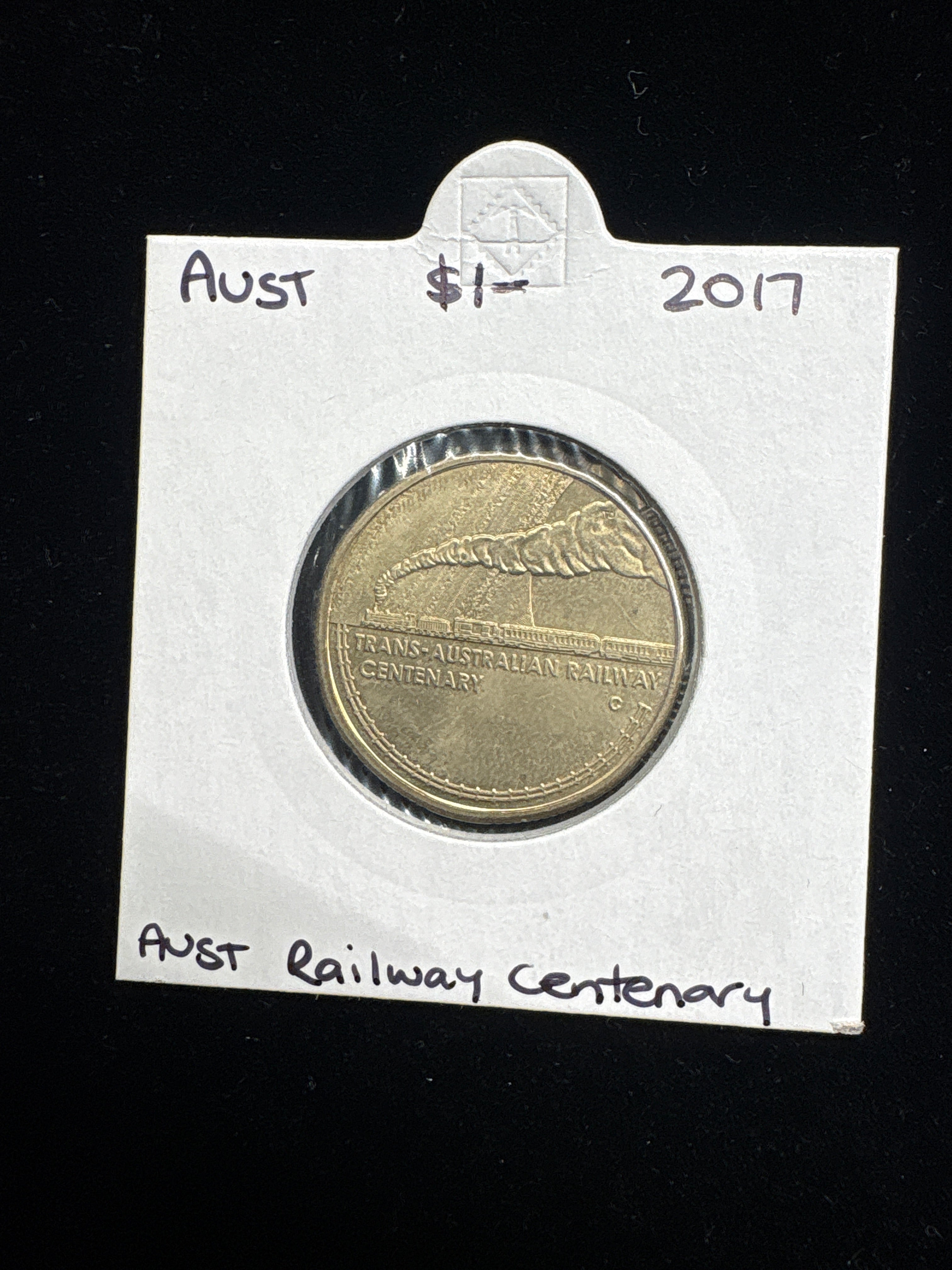 #M156 2017 Australia $1 Trans‑Australian Railway Centenary Coin (UNC)