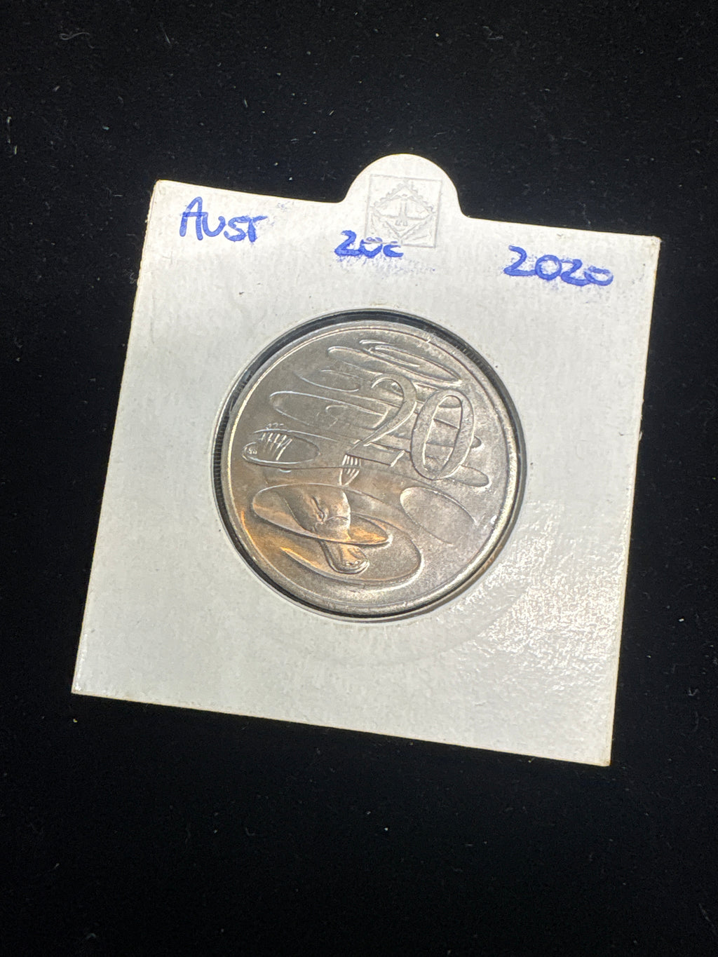 #M200 Australian 2020 20‑Cent Platypus Coin in 2x2 Holder