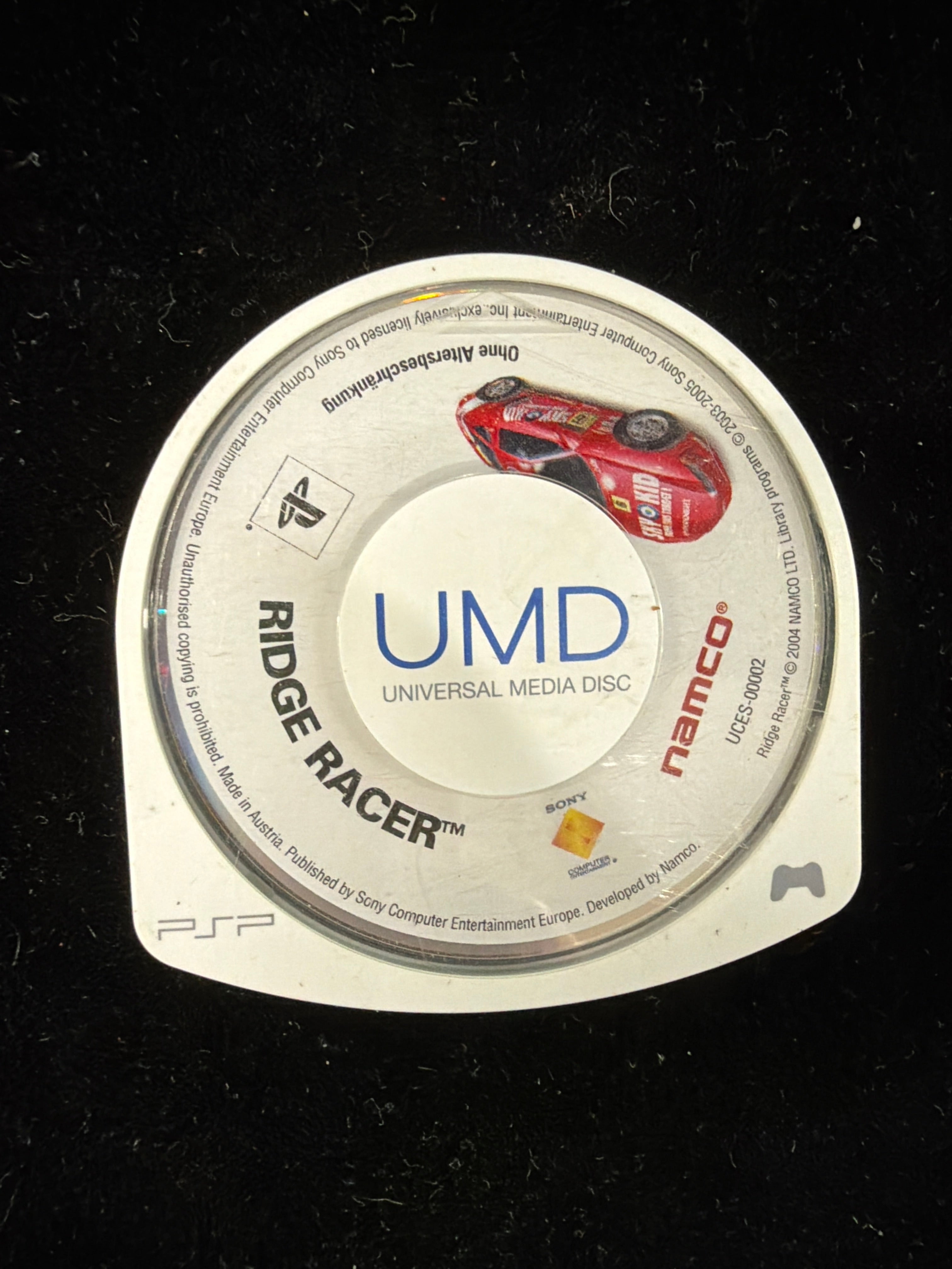 #P008 PSP UMD – Ridge Racer by Namco (Disc Only)