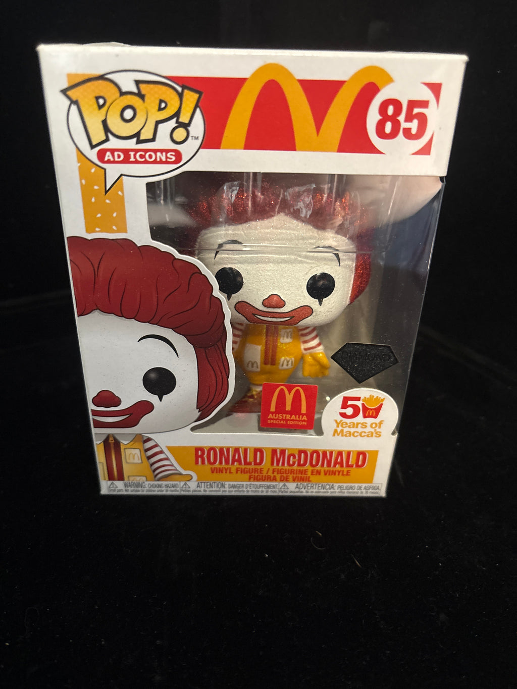 #P008 Funko Pop! Ad Icons Ronald McDonald #85 – Australia Special Edition (50 Years of Macca’s)