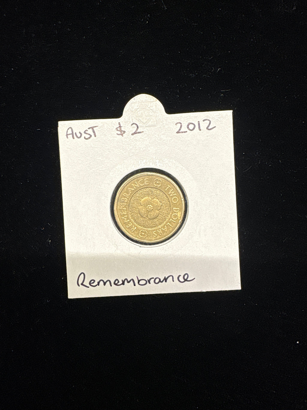 #M147 2012 Australia $2 Remembrance Poppy Coin (Circulated)