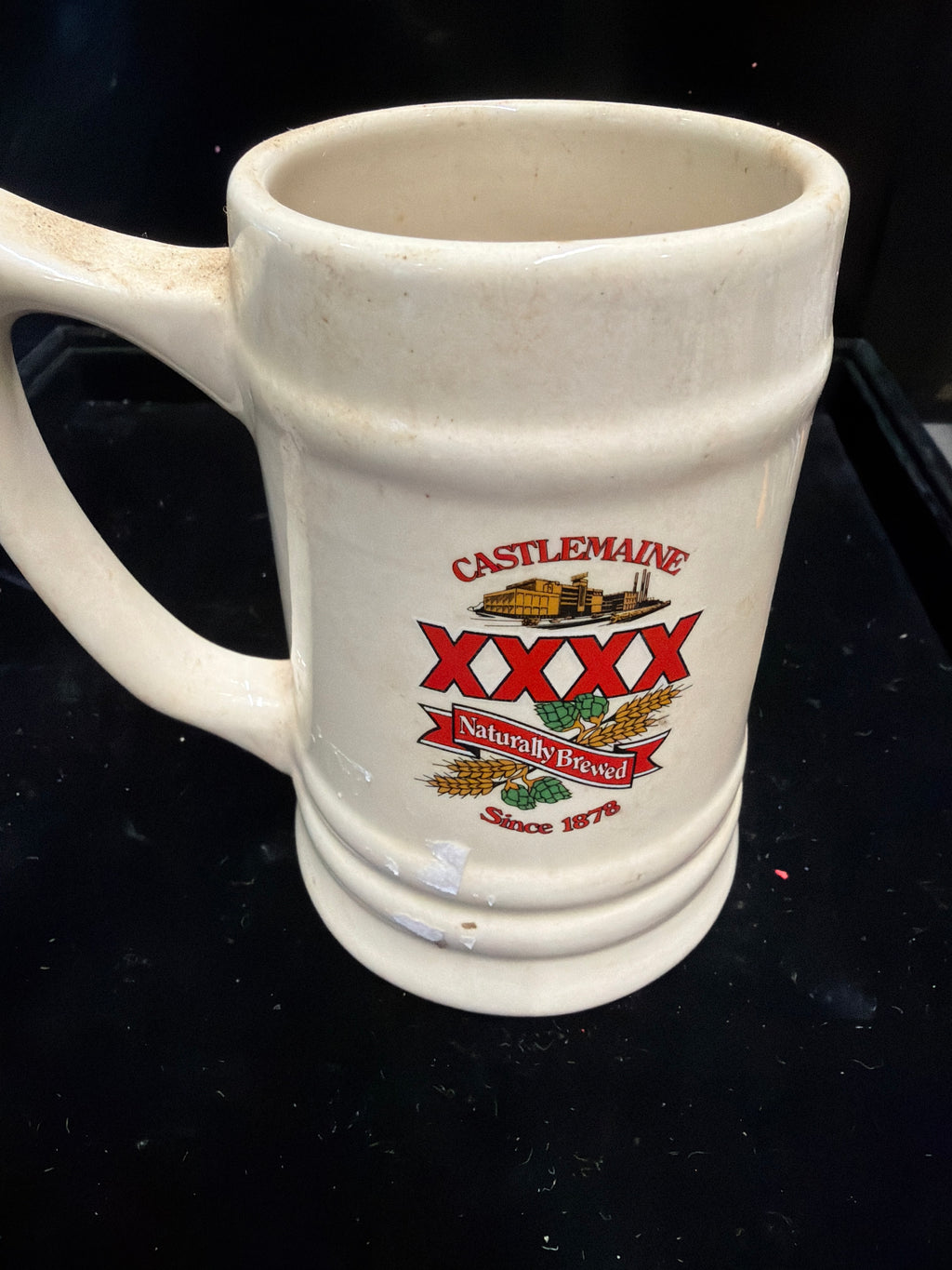 #P008 Castlemaine XXXX / XXXX Gold Vintage Ceramic Beer Stein Mug – Queensland Brewery Collectible