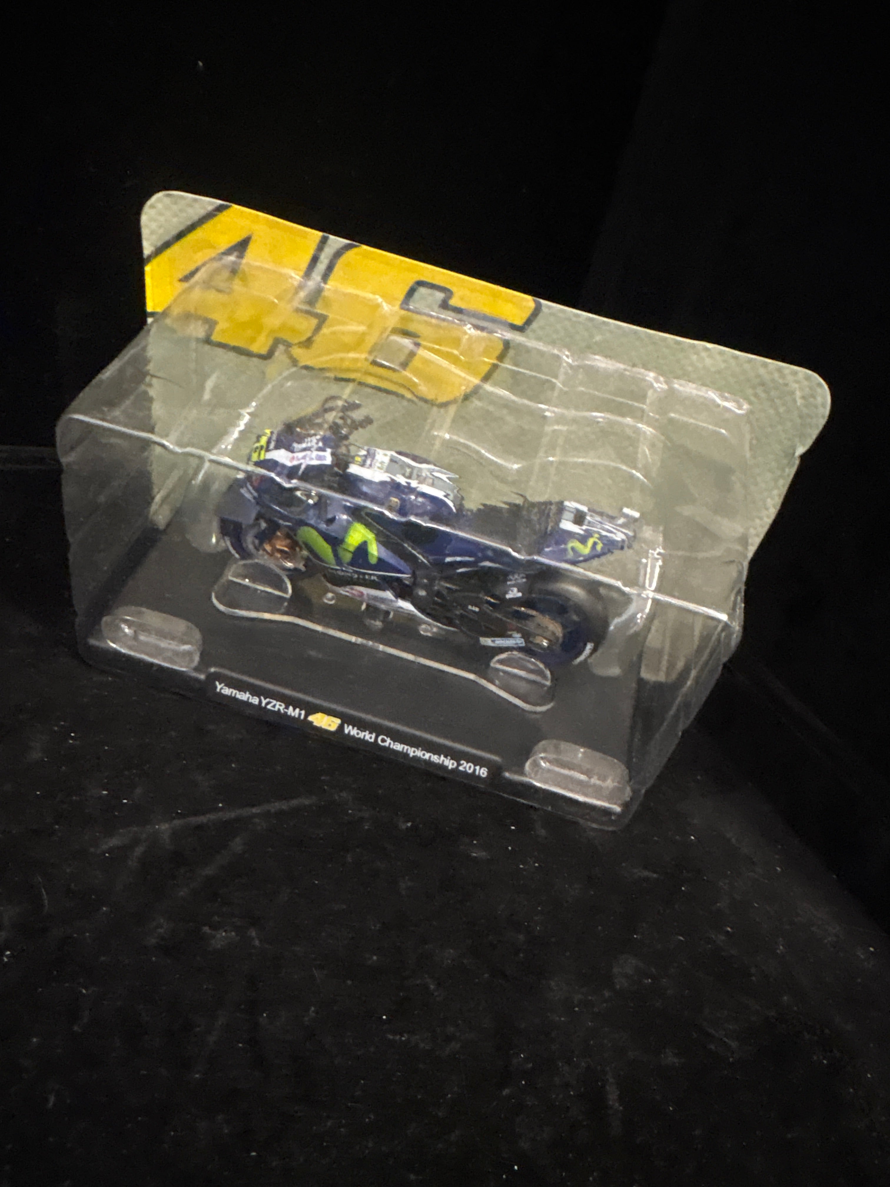 #P004 Yamaha YZR‑M1 VR46 2016 World Championship Die‑Cast Bike – New in Package