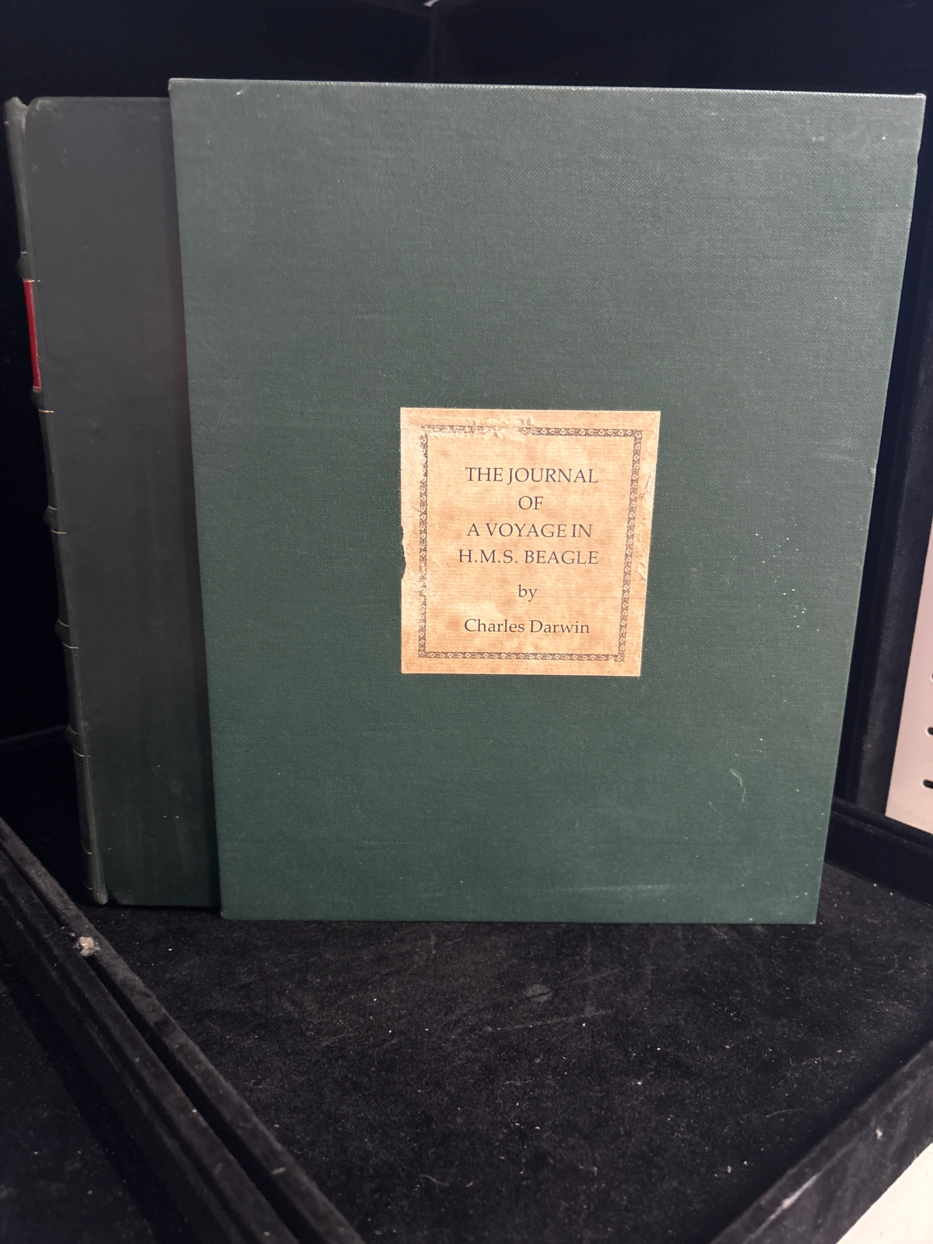 #P005 Charles Darwin “Journal of a Voyage in HMS Beagle” Slipcased Collector Edition Book