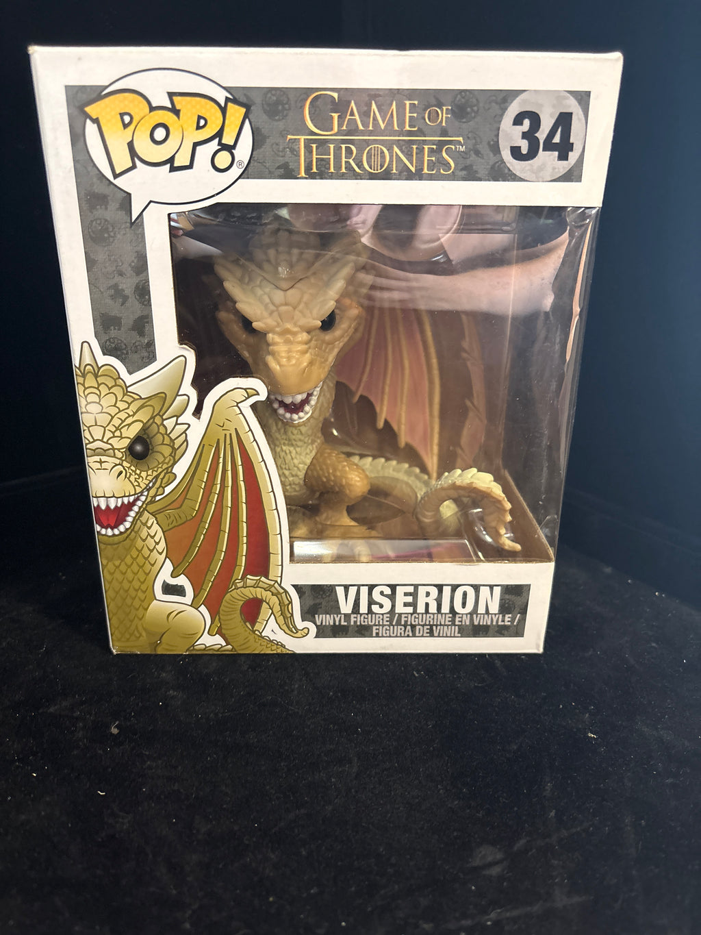 #P006 Funko Pop Game of Thrones #34 Viserion – Edition Five Dragon Figure (Vaulted)