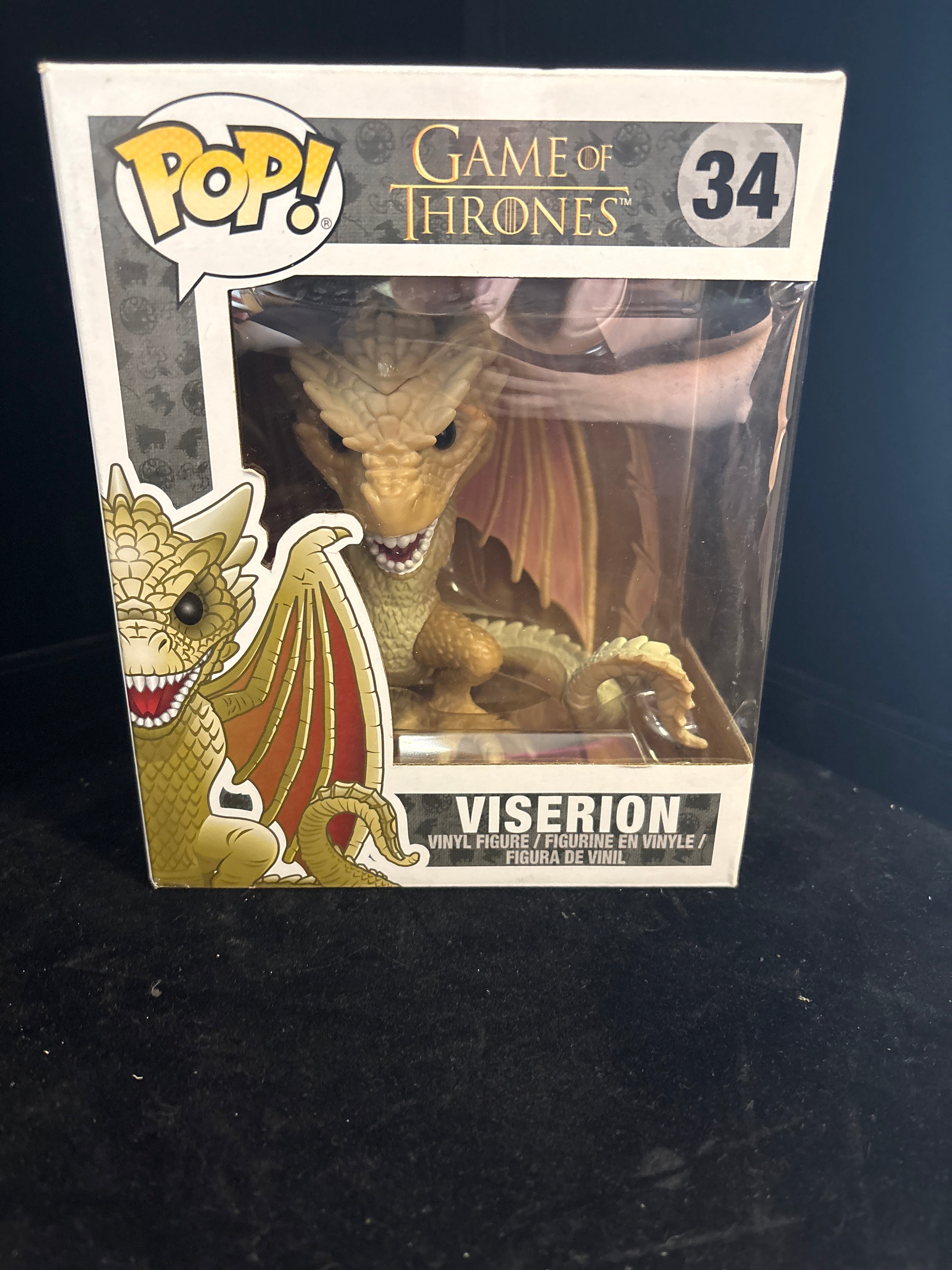 #P006 Funko Pop Game of Thrones #34 Viserion – Edition Five Dragon Figure (Vaulted)