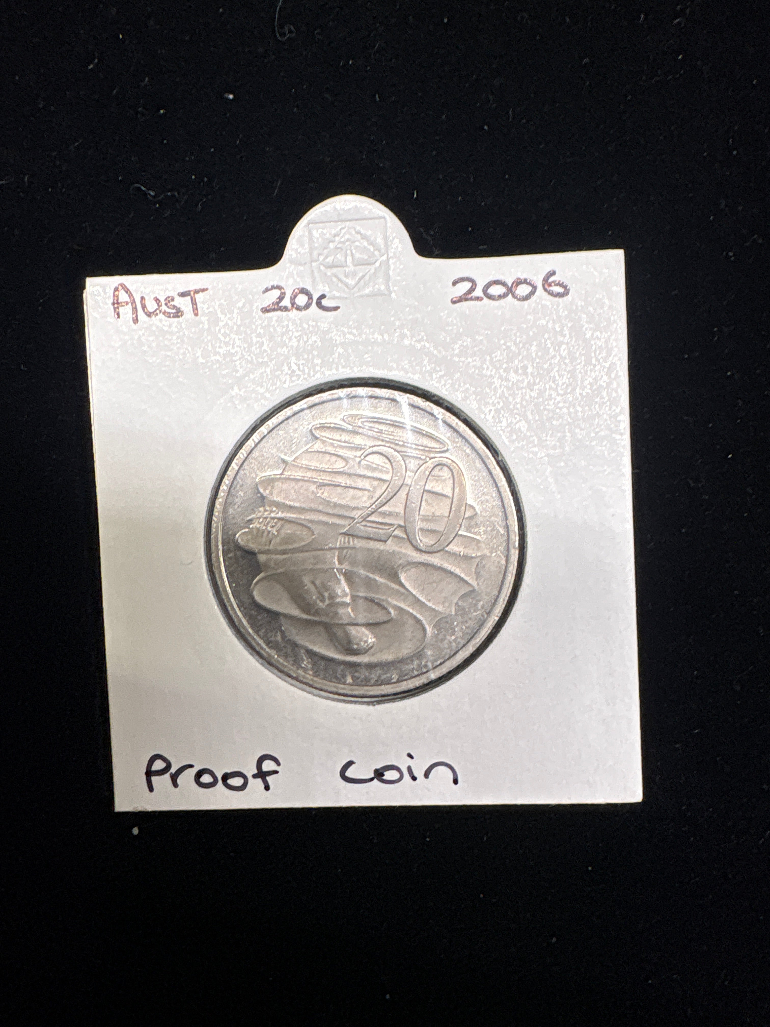 #M183 2006 Australia 20c Proof Coin – Platypus Design in 2x2 Holder