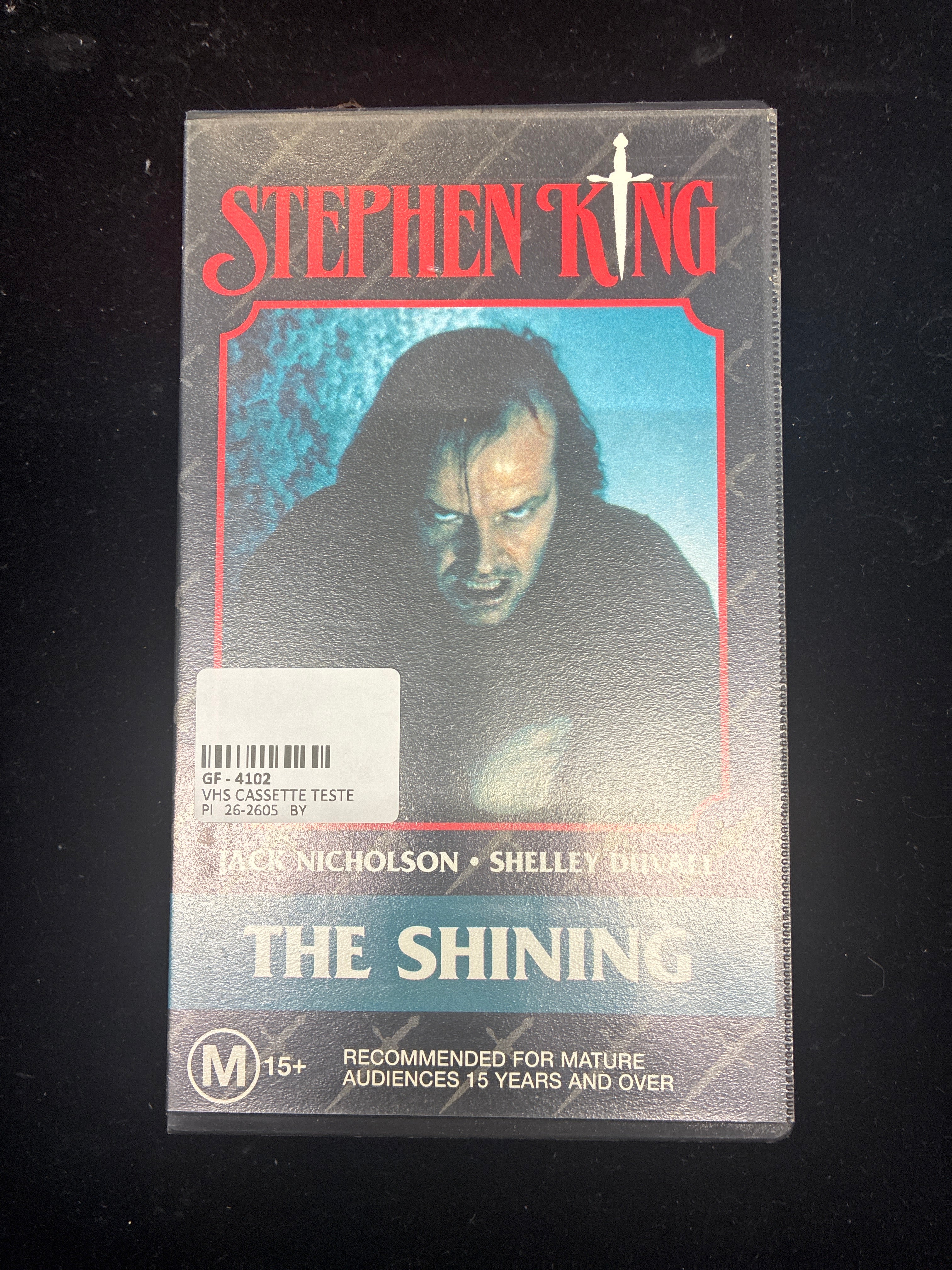 #PO14  The Shining – Vintage Stephen King VHS (M15+)
