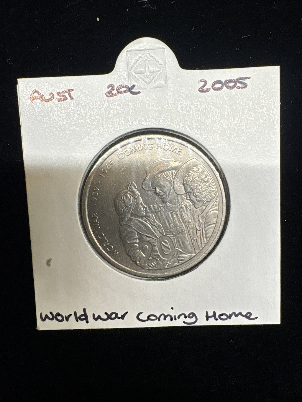 #M185 2005 Australia 20c “Coming Home” WW2 Commemorative Coin