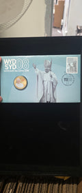#045 WYD Sydney 2008 First Day Cover with Commemorative Coin & Stamp