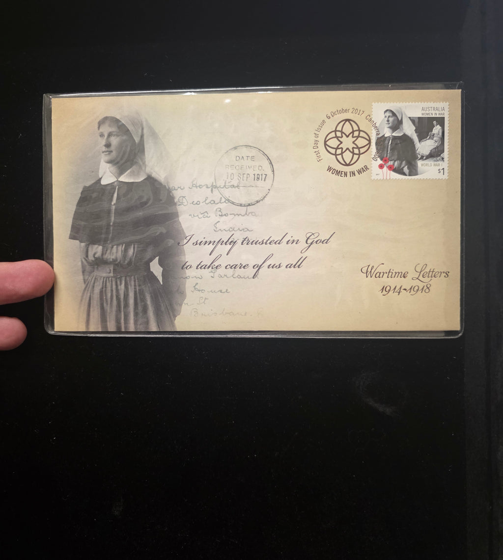 #073 Women in War First Day Cover – Wartime Letters 1914–1918 Collectible FDC Australia
