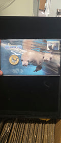 #050 Crabeater Seal First‑Day Cover with Gold‑Plated Coin – Australian Antarctic Territory Collectible