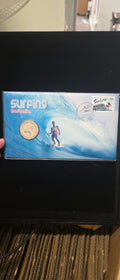 #062 Surfing Australia PNC – 50c Coin & 60c Stamp First Day Cover (Torquay Postmark)