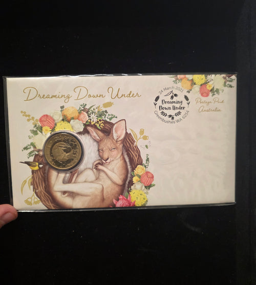 #111 2021 Dreaming Down Under Kangaroo PNC – Australia Post & RAM Collectible Coin Cover